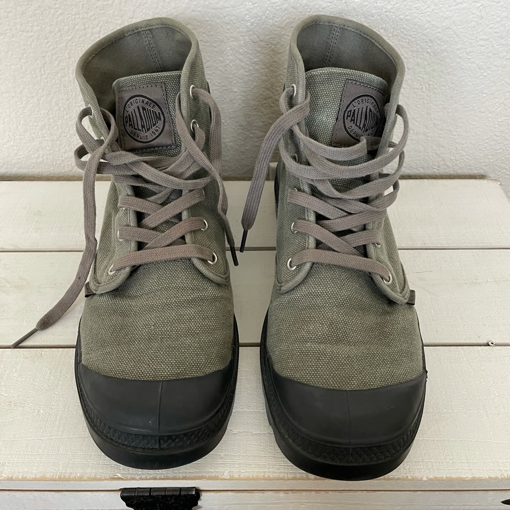 Palladium Pampa Hi Green Boots